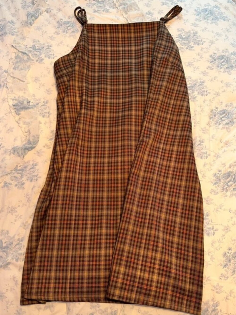 Plaid fall dress